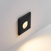 Molto Luce LED-Einbaulampe Wall  68R Sina SQ, schwarz, CCT