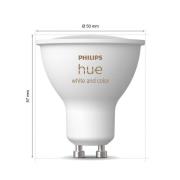 Philips Hue White & Color Ambiance LED-Reflektor GU10 4,2 W