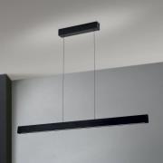 LED-Hängelampe Tara, schwarz, Länge 120 cm, Alu/Stahl