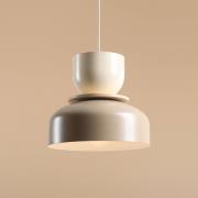 Hängeleuchte Uto, beige/creme, Metallschirm