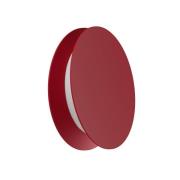 LED-Wandleuchte Yo-Yo, rot, 2.700 K, Alu, PMMA, dimmbar