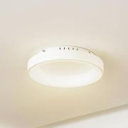 Lucande LED-Deckenleuchte Samvel, Ø 38,4 cm, Weiß, Eisen