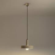 LEDS-C4 Pendellampe Keops 1, braun matt, Ø 28 cm, Aluminium