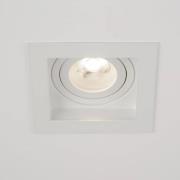 Einbauleuchte Grid One, weiß, 10 x 10 cm, Aluminium, GU10