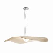 Bover LED-Hängelampe Mediterránia, weiß/creme, Ø 105 cm