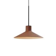 Bover LED-Einbau-Hängelampe Platet, schwarz/terracotta