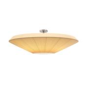 Bover Deckenlampe Siam 120, Höhe 36 cm, nickel/cremefarben