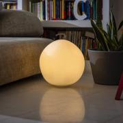 Foscarini Tischleuchte Hoba Grande, Ø 36 cm, ein/aus, Glas