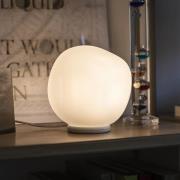 Foscarini Tischleuchte Hoba Piccola, Ø 13 cm, ein/aus, Glas