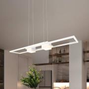 LED-Hängeleuchte Albany, weiß, 100 x 28 cm, Alu, CCT dimmbar