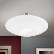 Deckenleuchte Blanc, Opalglas, nickel matt