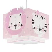 Dalber Baby Jungle Kinder-Hängeleuchte, pink