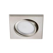 Schwenkbarer LED-Einbaustrahler Rila, Nickel matt