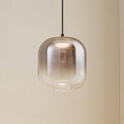 Lucande LED-Hängeleuchte Avelina, Ø 14cm , rauchgrau, 1-flg.