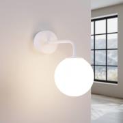 Wandlampe Astral, weiß, Ausladung 22 cm, Stahl/Glas