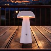 LED-Solar-Tischleuchte 36624, pink, Akku, CCT, IP54, dimmbar