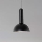 Hängeleuchte Vitrum cupola S, schwarz, halbrund, Ø 19 cm