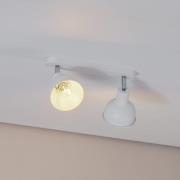 Deckenleuchte Elba, 34 cm, 2-flammig, weiß, Metall, E27