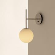 Audo TR Bulb Suspended Wandleuchte, Stecker, stahlgrau/weiß