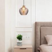 Hängelampe Jessica, Ø 25 cm, rauchgrau, Glas