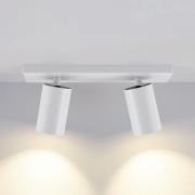 Deckenspot CAN TILT, weiß, 31 x 9 cm, 2-flammig, Metall GU10