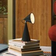 Tom Dixon LED-Akku-Tischlampe Pose, anthrazit, Höhe 25 cm