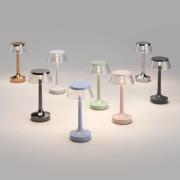 Flos LED-Akku-Tischleuchte Bon jour unplugged, grau