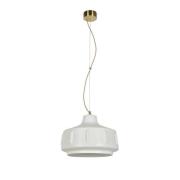 MARKET SET Pendellampe Jimmy, Ø 38 cm, weiß, Keramik