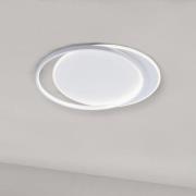 LED-Deckenlampe Evelyn, weiß, Länge 55 cm, Metall