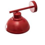 Wandleuchte Sven, 1-flammig, rot, Stahl, E27