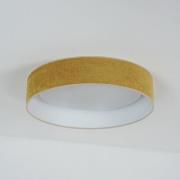 LED-Deckenleuchte Plafond, senfgelb, Stoff, Ø 45 cm, 3-step
