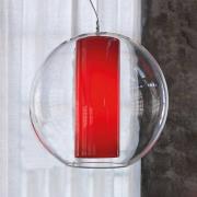 Modo Luce Bolla Hängelampe Kunststoff rot Ø 60 cm