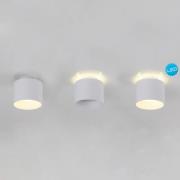 LED-Deckenspot Trimes, Ø 11,5 cm, weiß, CCT, step-dim
