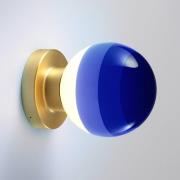 MARSET LED-Wandlampe Dipping Light A2 blau/gold