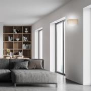 Wandleuchte Cleo D1DR410, Eichenholz, 41 cm lang, E27