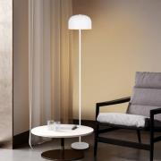 LED-Akku-Stehleuchte Jeff, weiß, Metall, Höhe 147 cm