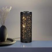 LED-Tischleuchte Taco, schwarz, Kunststoff, Höhe 34,5 cm