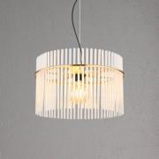 Hängeleuchte Gorley, Ø 40 cm, goldfarben, Glas