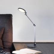 LED-Schreibtischleuchte Konsti, Höhe 90 cm, schwarz, Metall