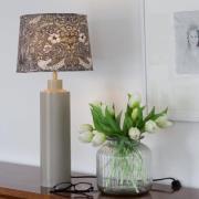 PR Home Tischlampe Solo, beigefarben, Höhe 58 cm, Metall
