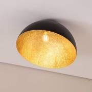 Deckenleuchte Sfera, Ø 50cm, schwarz/gold