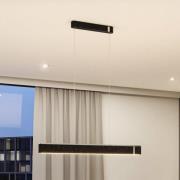 Paulmann Smart LED-Hängelampe Jagun, anthrazit, 100 cm, Filz
