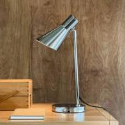 Dyberg Larsen Tischlampe DL12, chrom, Höhe 44,5 cm, Metall