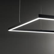 Ideal Lux LED-Pendel Oracle Slim 70 x 70 cm schwarz 3.000 K