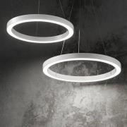 Ideal Lux LED-Hängeleuchte Oracle, Ø 50 cm, weiß, 3.000 K