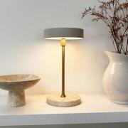 Dyberg Larsen LED-Akku-Tischlampe Moonlight, beigefarben