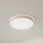 Lindby LED-Deckenleuchte Zylo, beige, Ø 49 cm, CCT, dimmbar