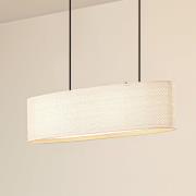 Lindby Hängeleuchte Soula, 78 cm, beige, Kunststoff, E27
