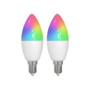 LUUMR Smart E14 4,9W CCT RGB ZigBee Tuya Hue 2er