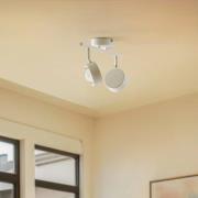 Lindby Strahler Jyla, weiß, Linse, 4.200 K, 2-flg., GX53